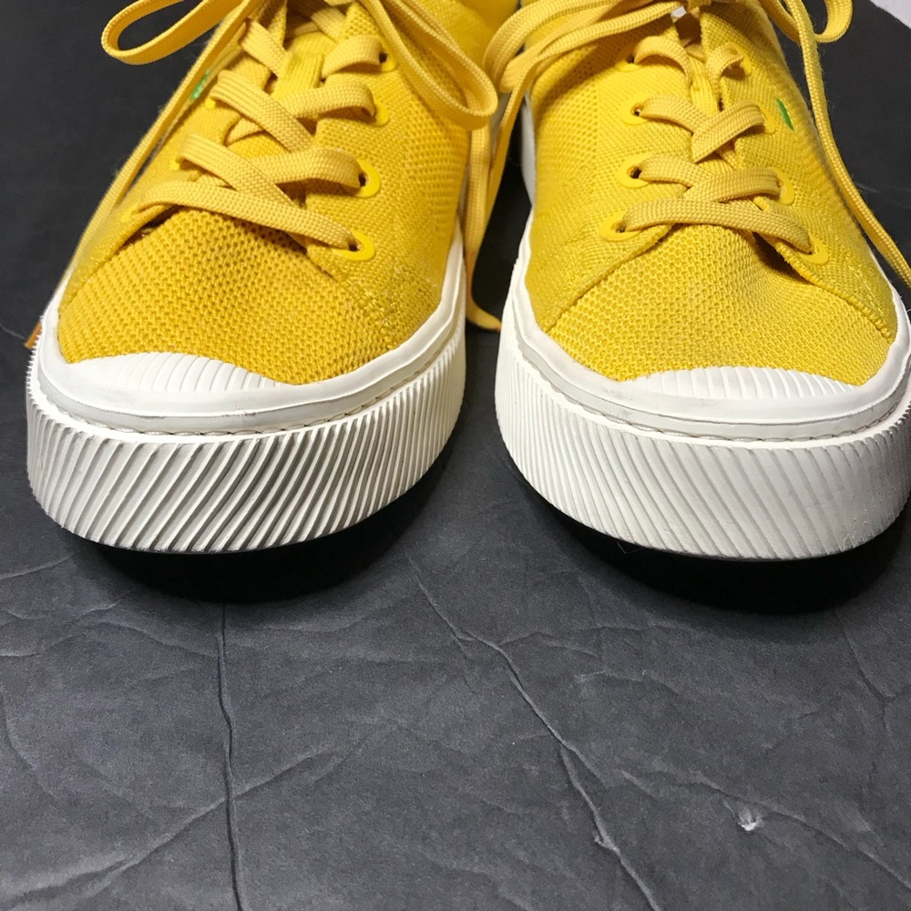 CARIUMA Ibi Sun Yellow Low Knit Sneakers Unisex Size 10.5(men) and 12(women) - Picture 4 of 12